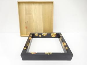 蒔絵師　奥津一心斎造　高台寺蒔絵　炉縁